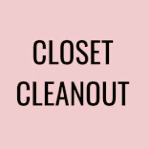 Closet Cleanout Underway!